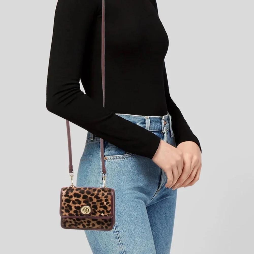 COACH Pony Hair & Leather Crossbody Bag